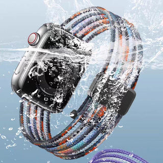 AiryWeave – Breathable Fishnet Silk Band for Apple Watch