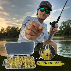 🦐 ShrimpSnap – 1.5-Inch (3.8 cm) Realistic Soft Fishing Lures