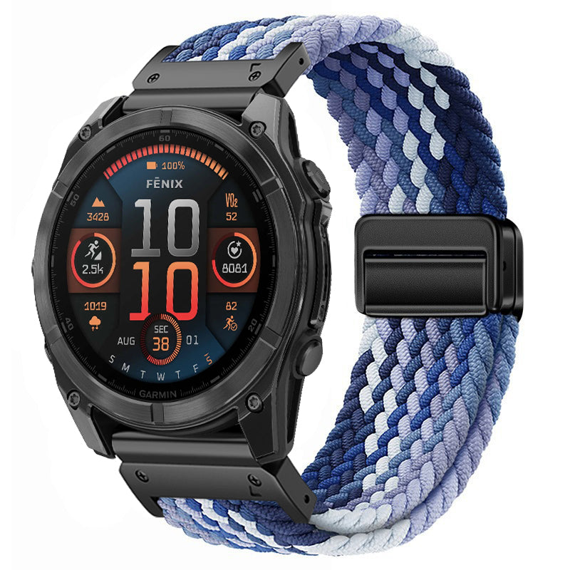 MagWeave – Magnetic Buckle Stretch Nylon Band for Garmin QuickFit 20/22/26mm