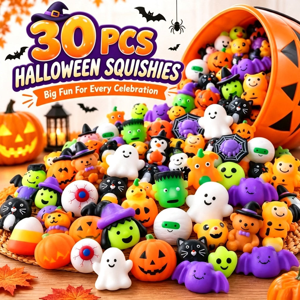 SpookySquish – 🎃 Halloween Mochi Squishy Toy Sets