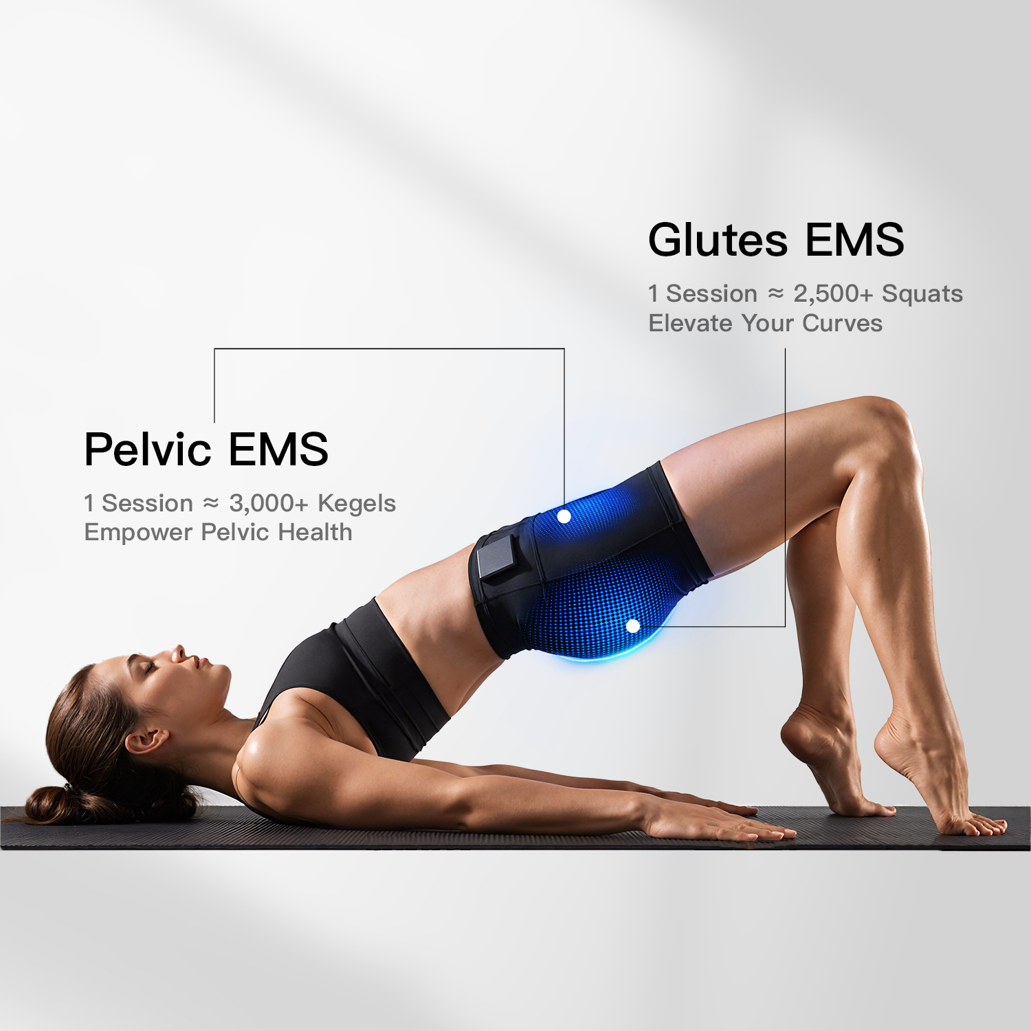SculptZone – Wireless 4-Zone EMS & Red Light Toning Shorts