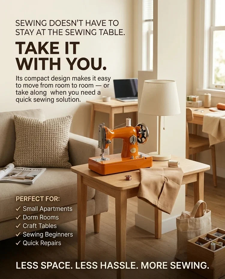 RetroStitch – Portable Mini Sewing Machine
