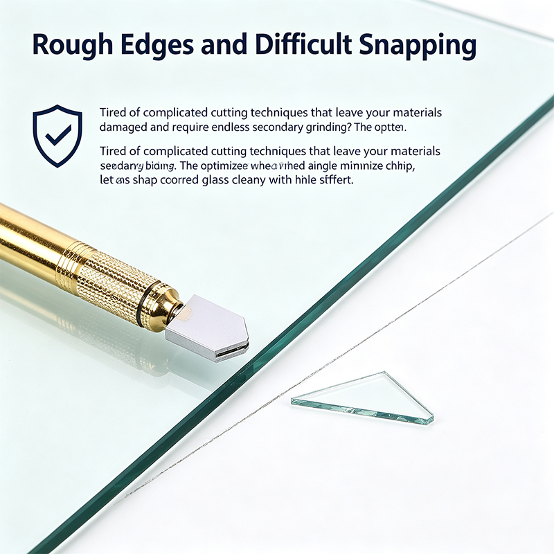 GlassGlide – Diamond Head Glass Cutter for 3–15mm Glass & Mirrors, Heavy-Duty Steel Blade🛠️