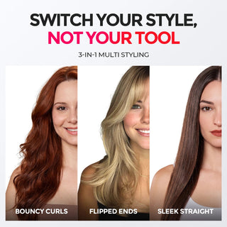 HoloGlide – 2-in-1 Light-Care Hair Straightener and Curler