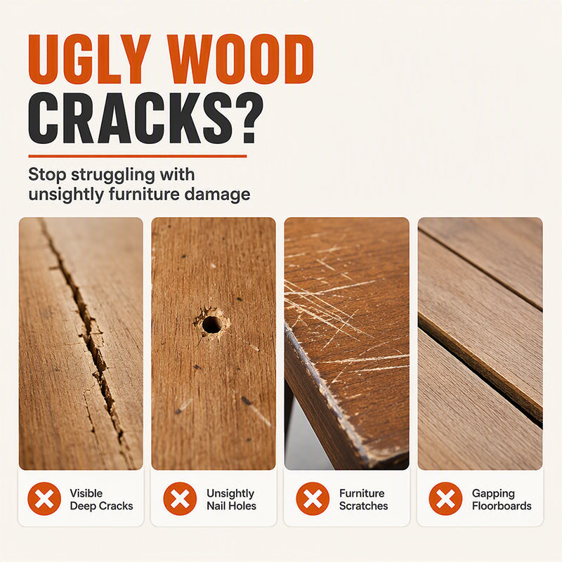 WoodMend – Wood Filler for Cracks and Holes