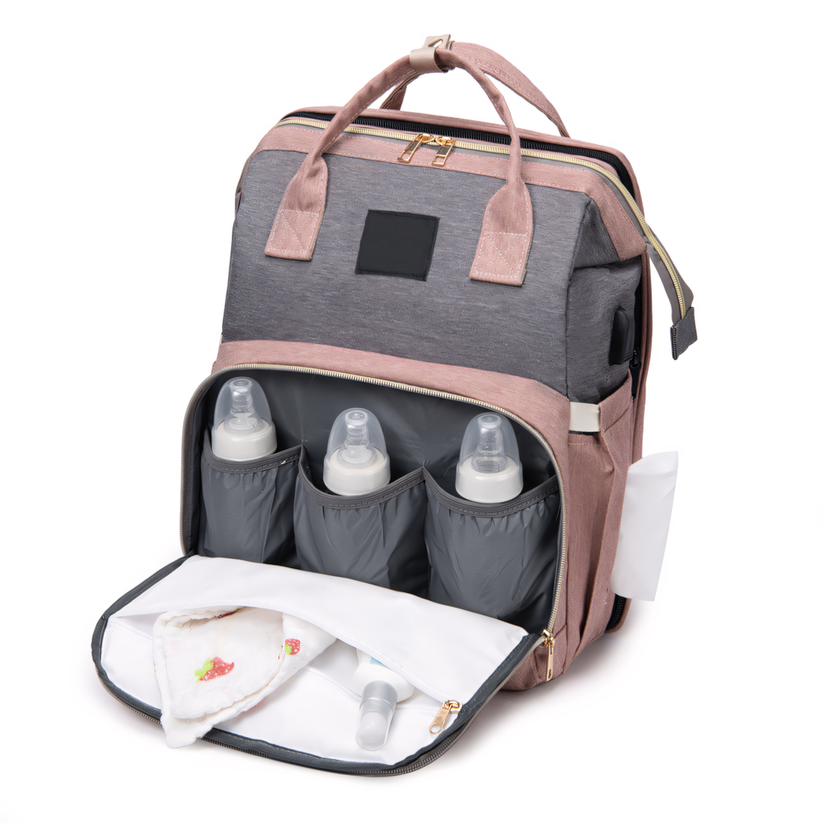 RoamNest – Diaper Backpack with Fold-Out Changing Station