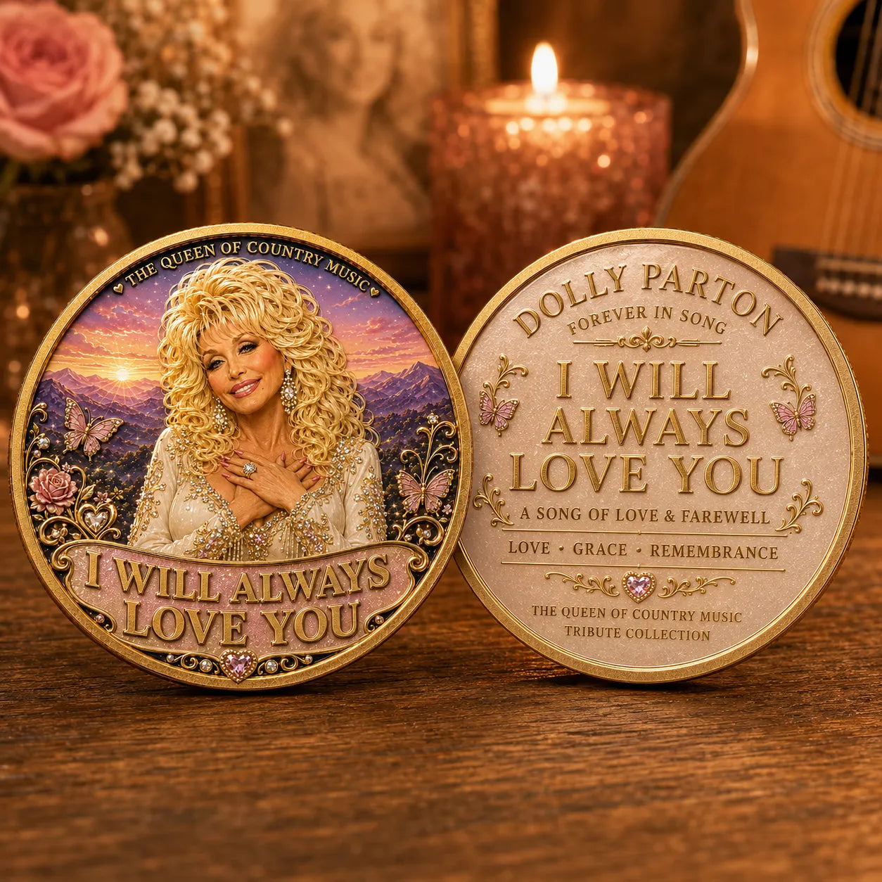 🦋 ForeverInSong – 🎸 Dolly Parton 9-Piece Tribute Coin Collector’s Set