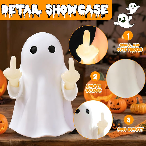 Middle Finger Ghost Wall Night Light Halloween Decor
