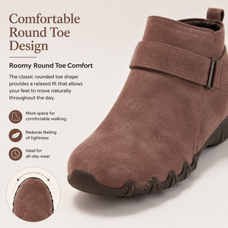 SuedeEase – Women’s Soft Suede-Like Comfort Ankle Boots