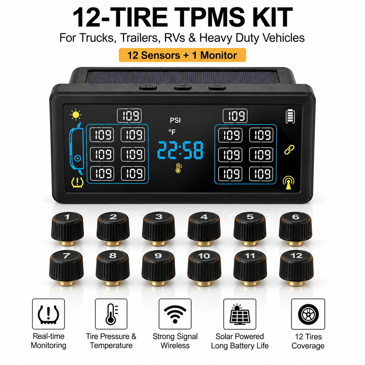 RigSight – Solar Tire Pressure Monitoring System for RVs, Trailers & Trucks