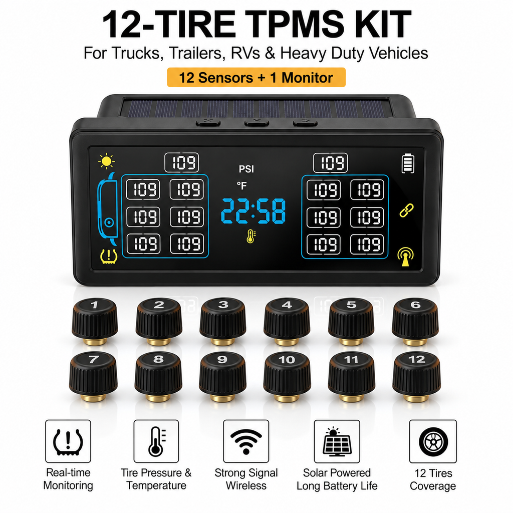 RigSight – Solar Tire Pressure Monitoring System for RVs, Trailers & Trucks