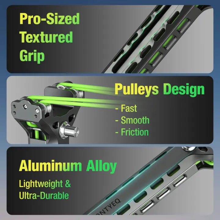 Aluminum Slingshot Kit with Ammo Tube