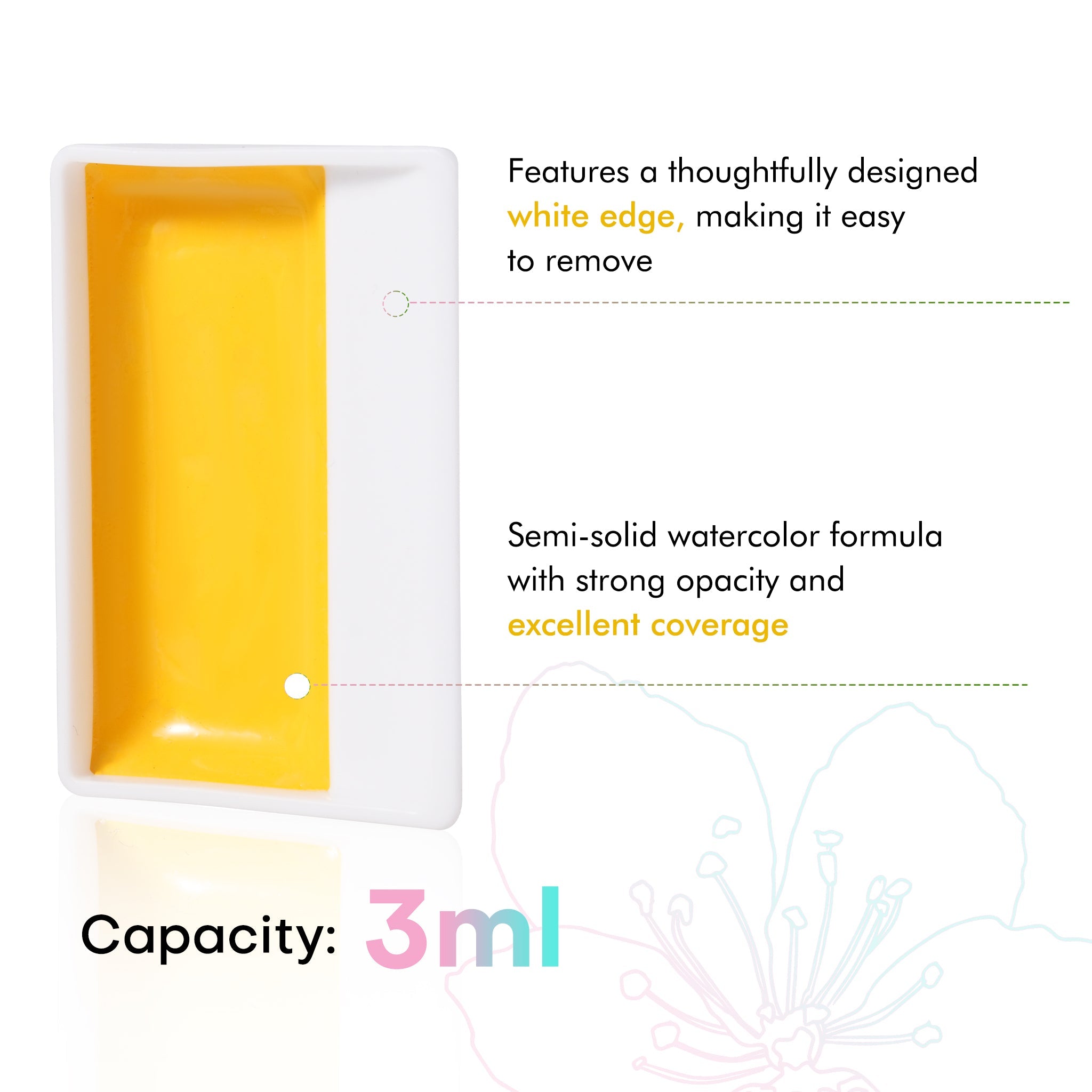 MacaronMuse – 24-Color Opaque Semi-Solid Watercolor Paint Set