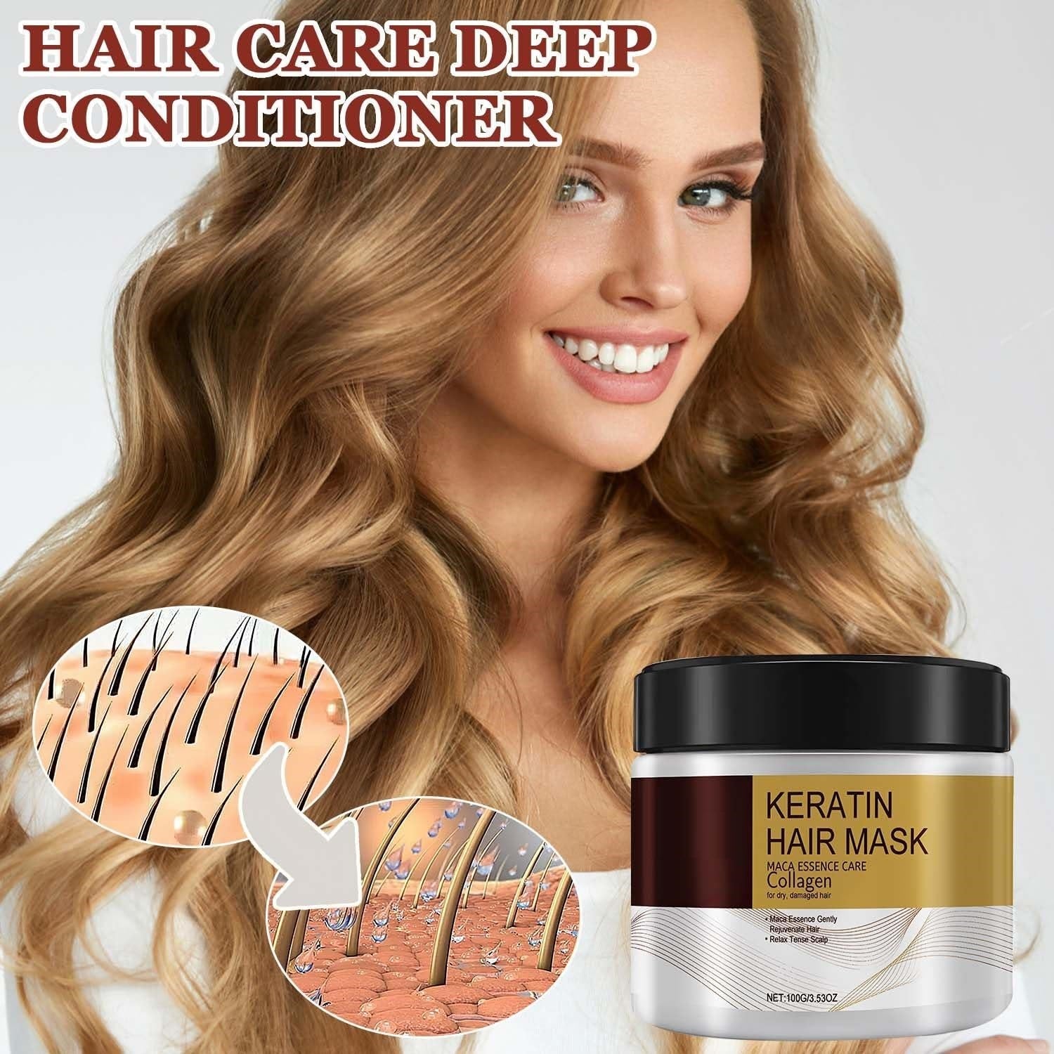 SilkRevive – Herbal Collagen Hair Revival Mask💁‍♀️🧴