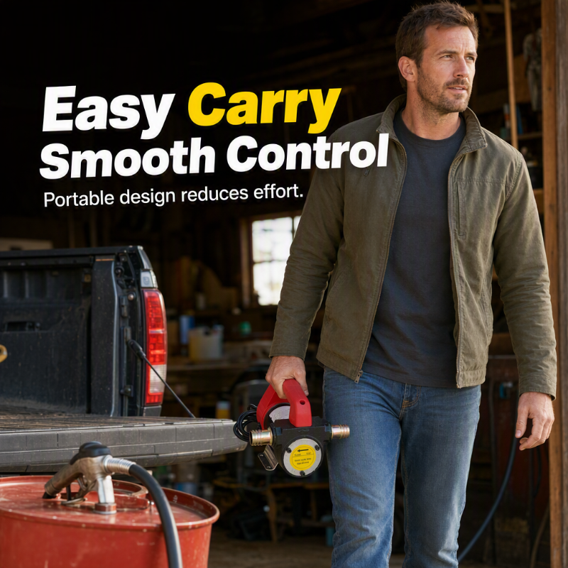 DieselDash – ⛽ 🚜 25 GPM Diesel Transfer Pump to Move Fuel Fast on Farms, Garages & Job Sites ⚡