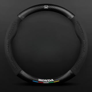 SuedeGrip – Carbon Fiber Suede Steering Wheel Cover, Anti-Slip & Wear-Resistant