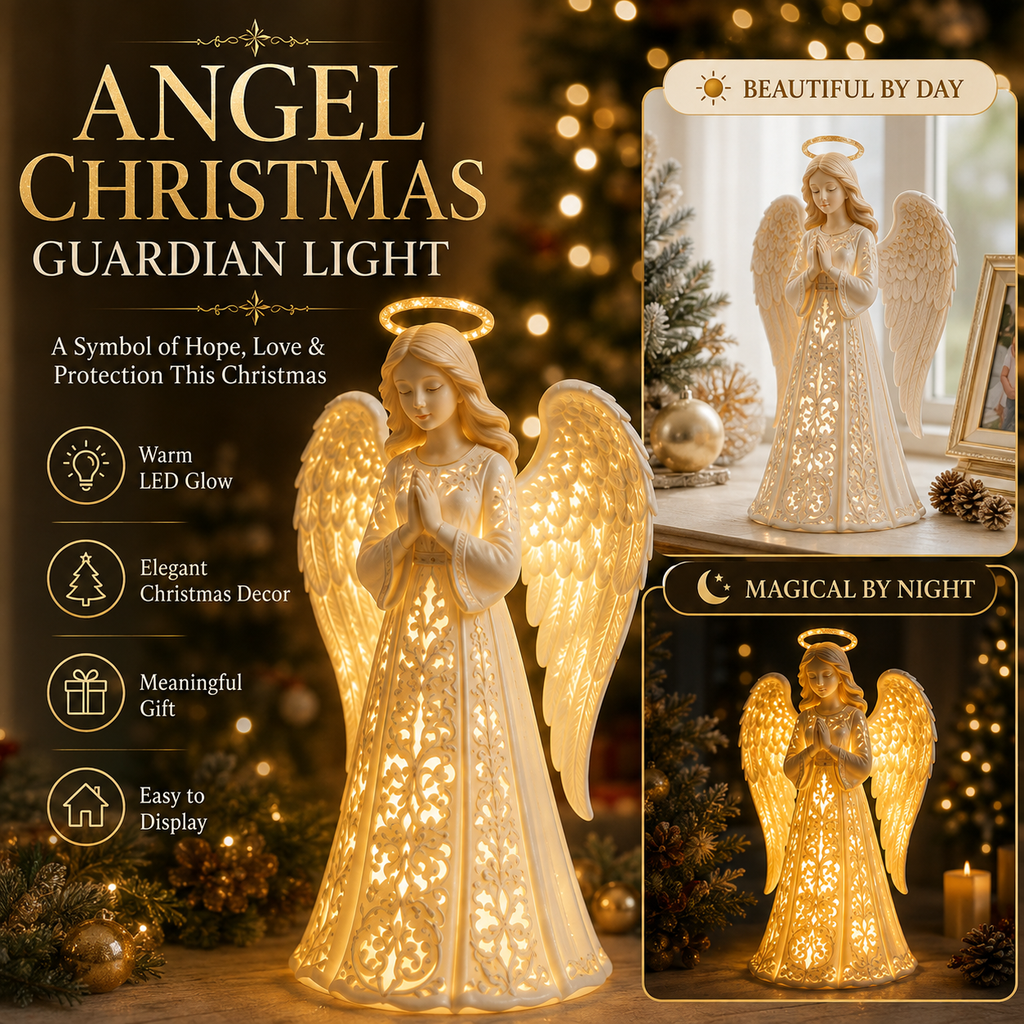 ✨ HaloGlow – Angel Christmas Guardian Light, A Symbol of Hope, Love & Protection