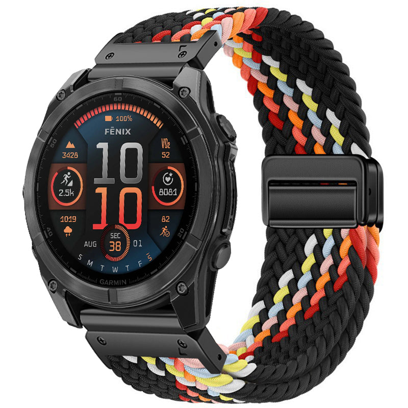 MagWeave – Magnetic Buckle Stretch Nylon Band for Garmin QuickFit 20/22/26mm