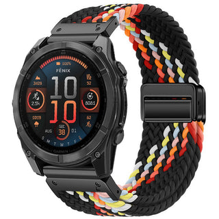 MagWeave – Magnetic Buckle Stretch Nylon Band for Garmin QuickFit 20/22/26mm