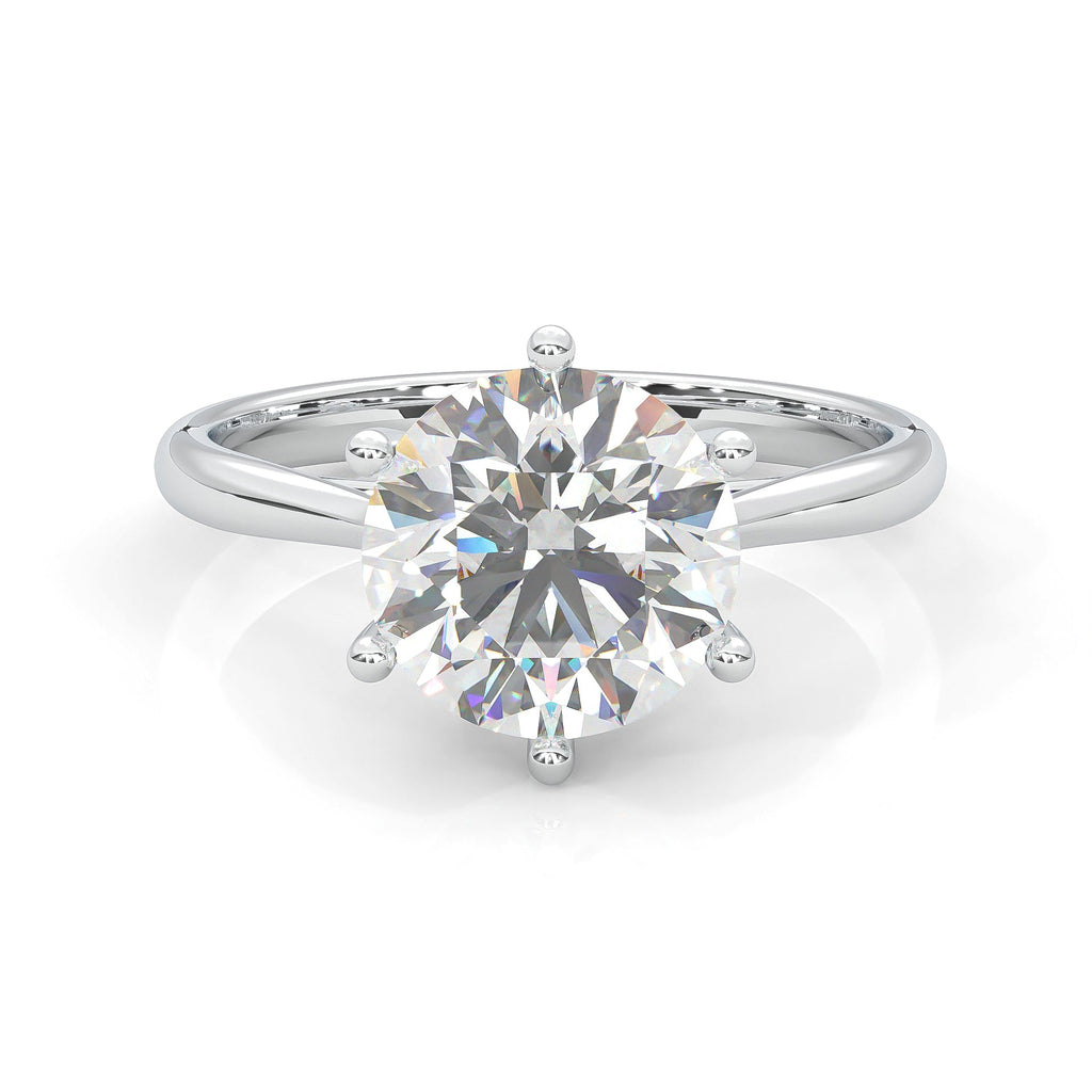 EverBrill – Six-Prong Moissanite Solitaire Ring