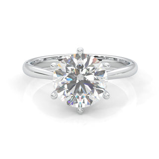 EverBrill – Six-Prong Moissanite Solitaire Ring