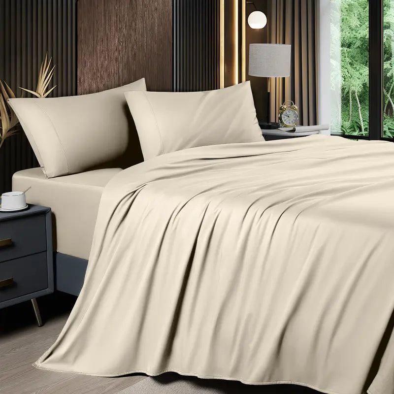 ❄️BambooBreeze – Silky Soft Cooling Sheets with 16-Inch Deep Pockets