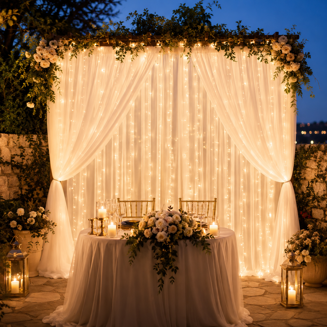 DreamGlow – Tulle Curtain Lights Set