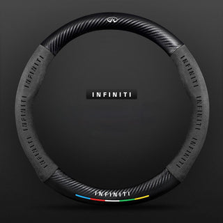 SuedeGrip – Carbon Fiber Suede Steering Wheel Cover, Anti-Slip & Wear-Resistant