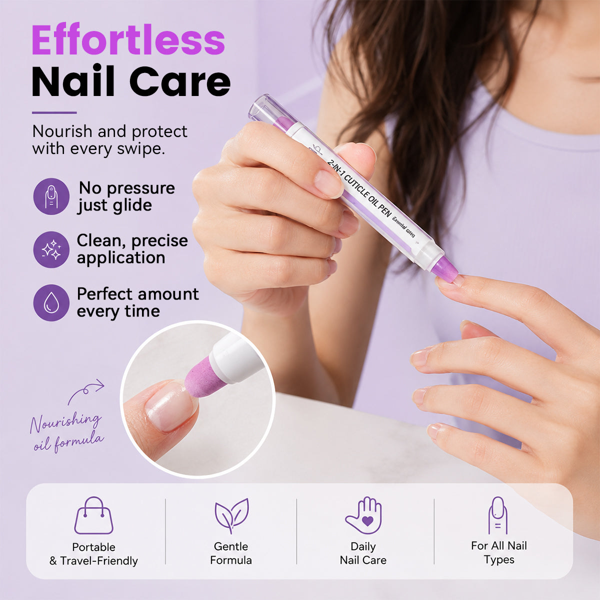 CuticleGlide – 2-in-1 Cuticle Care Pen Set