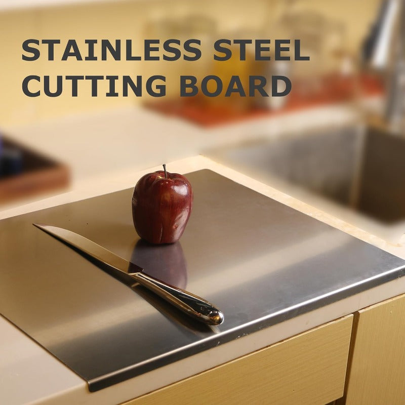 CounterLock – Anti-Slip Lipped Stainless Steel Chopping Board