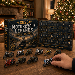 🎁 MotoCountdown – 2026 Motorcycle Legends Advent Calendar: 24 Days, 24 Mini Motorcycles, 24 Legendary Rides