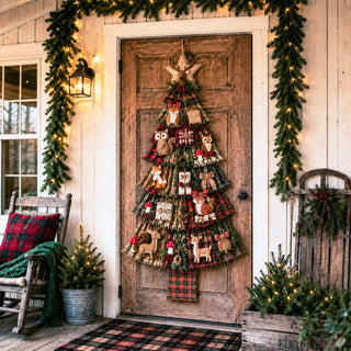 PatchworkWelcome – Beginner-Friendly Oversized DIY Tree Door Hanging Kit