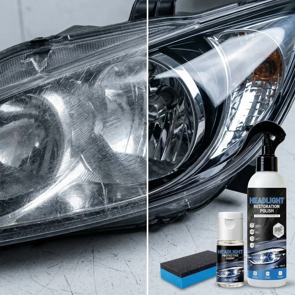 ClearBeam Headlight Restorer – Oxidation & Yellowing Removal Polish Kit