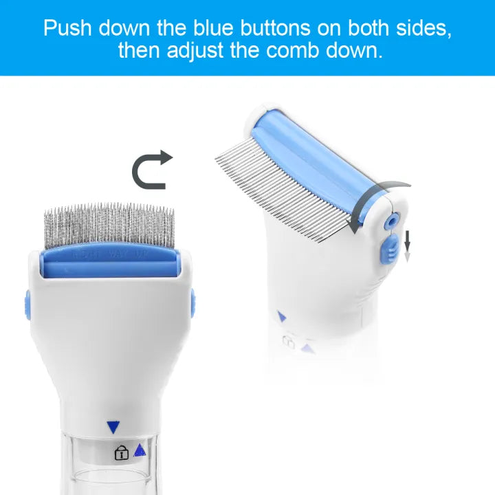 LiceVac – Electric Head Lice & Dandruff Remover Comb