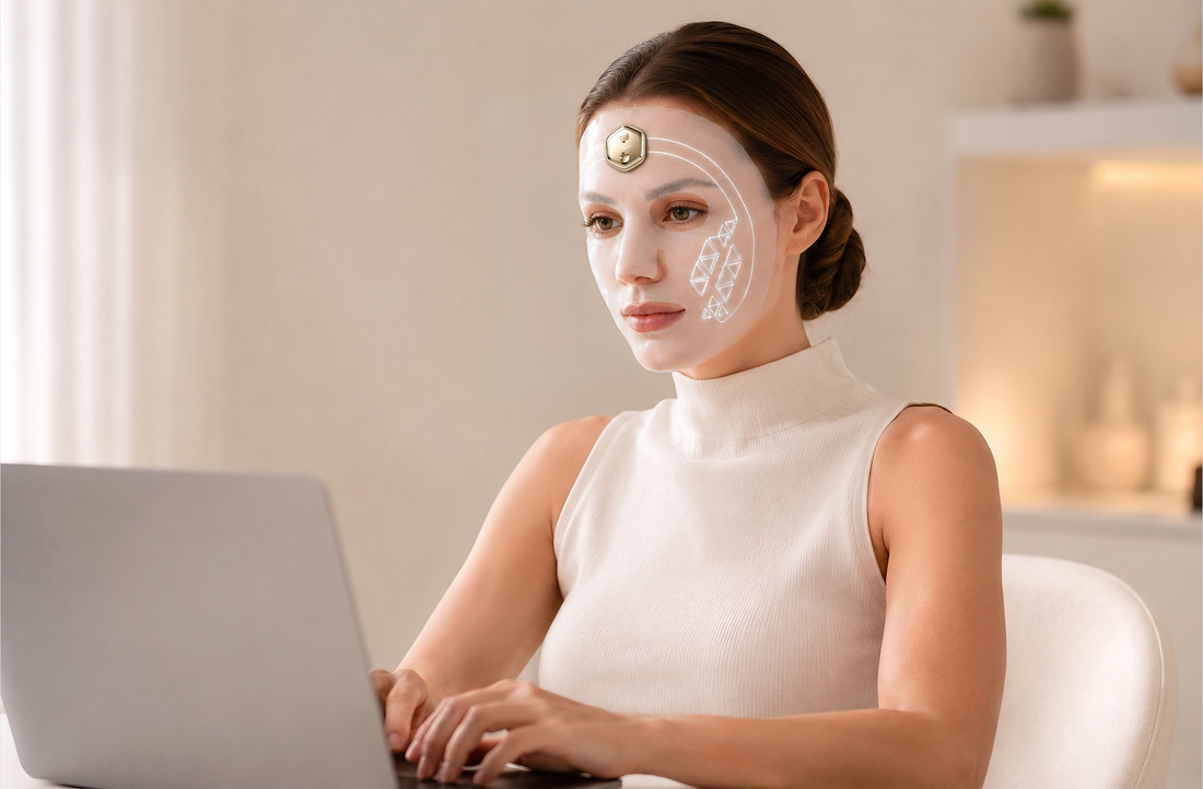 SculptPulse – EMS Lifting Face Mask with Serum Sheet Mask Set