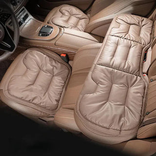 CushySeat – Skin-Friendly, Dirt-Repellent PU Leather Car Seat Cushions