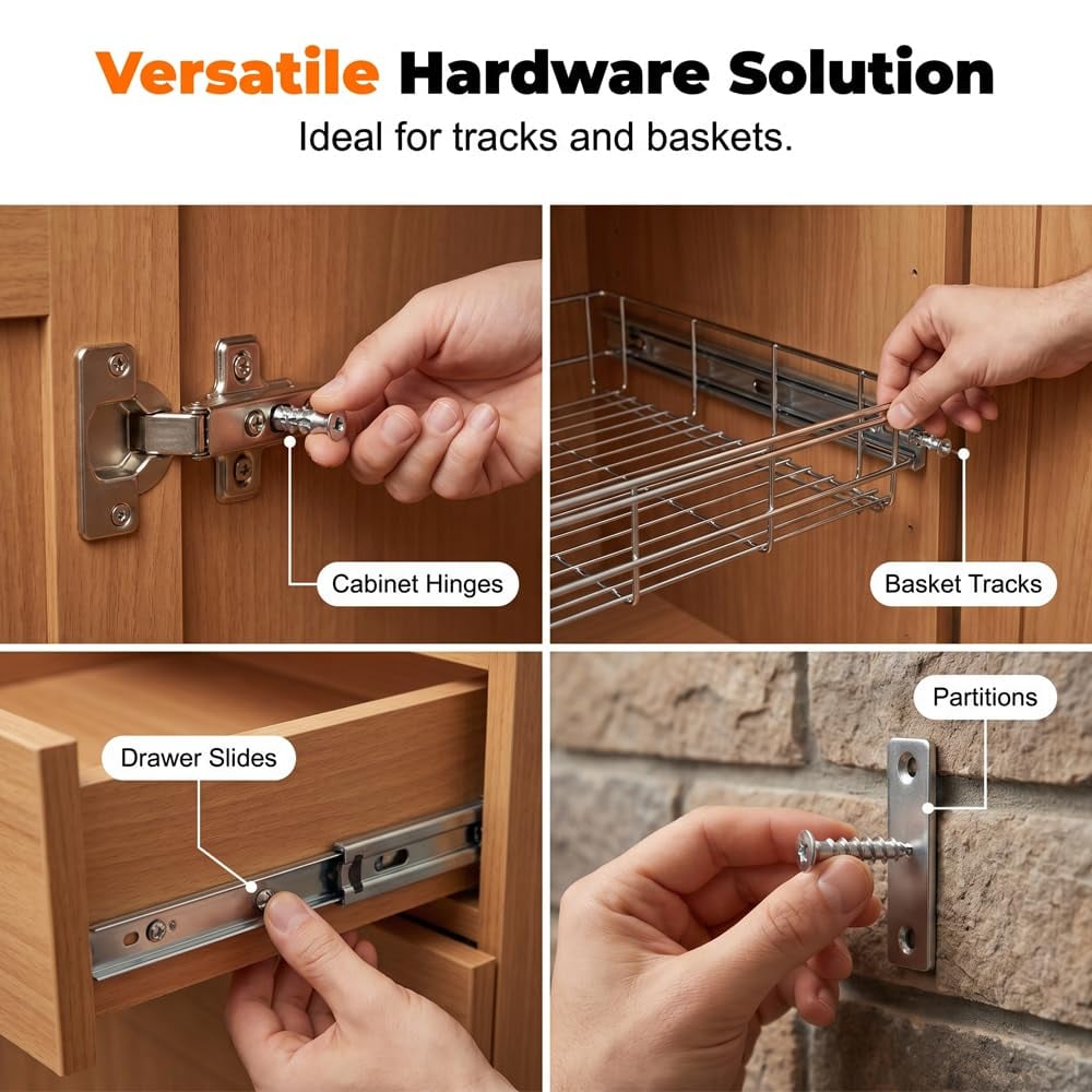 HingeRevive – 🔥🔩 Industrial Short Expansion Screw Repair Kit