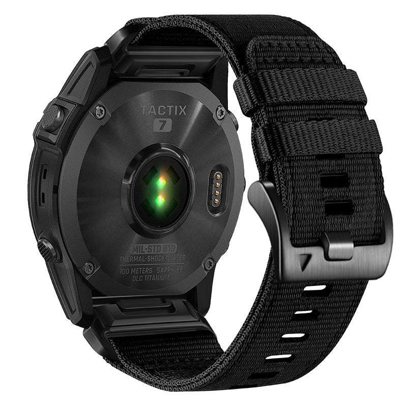 TrailWeave – Nylon Canvas Strap for Garmin QuickFit 20/22/26mm Watches