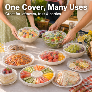 StretchSeal – Clear Elastic Food Covers for Bowls & Plates