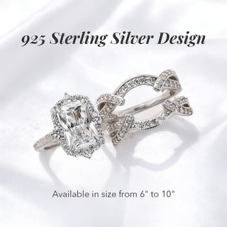 DynamiteRadiance – 2-in-1 Silver Ring Set