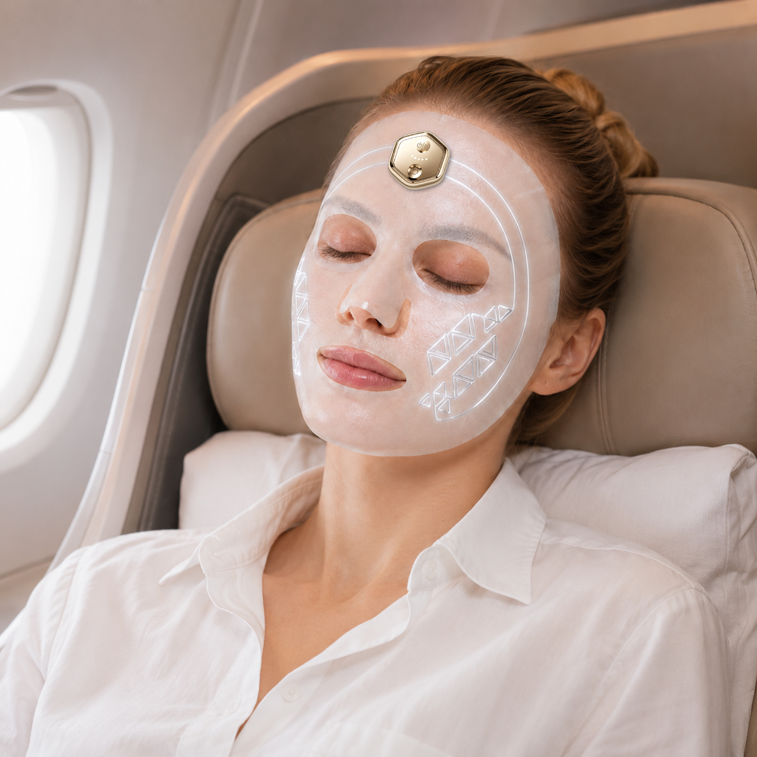 SculptPulse – EMS Lifting Face Mask with Serum Sheet Mask Set