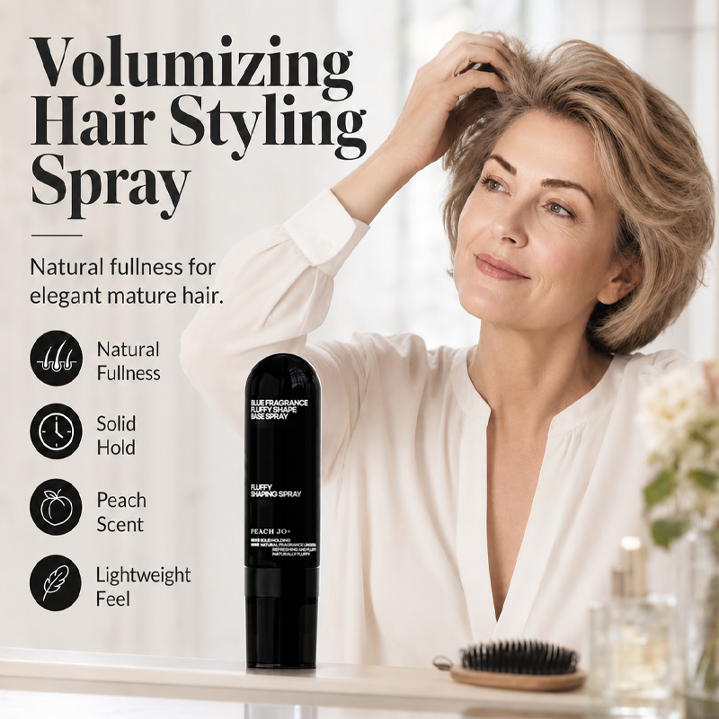 FluffLift – 90ml Volumizing Hair Shaping Spray with Long-Lasting Hold and Peach Fragrance