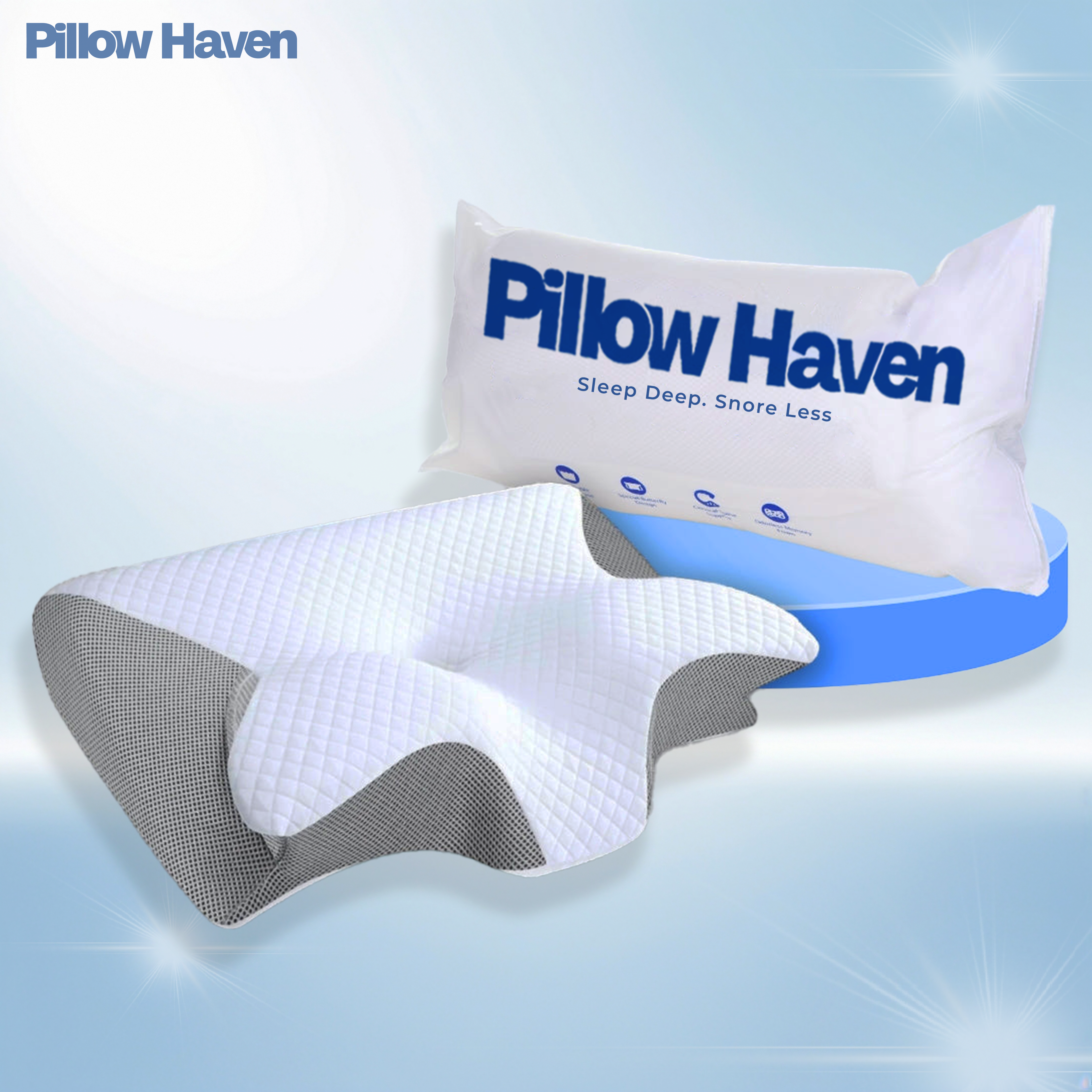 HushAlign – The Anti-Snore Pillow That Silences Snoring by Fixing Your Sleep Posture