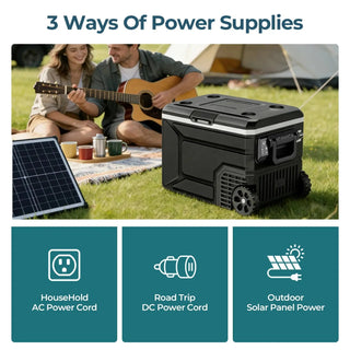 FrostRover – Portable 12V/24V Car Refrigerator Freezer, 42/53/68 Quart
