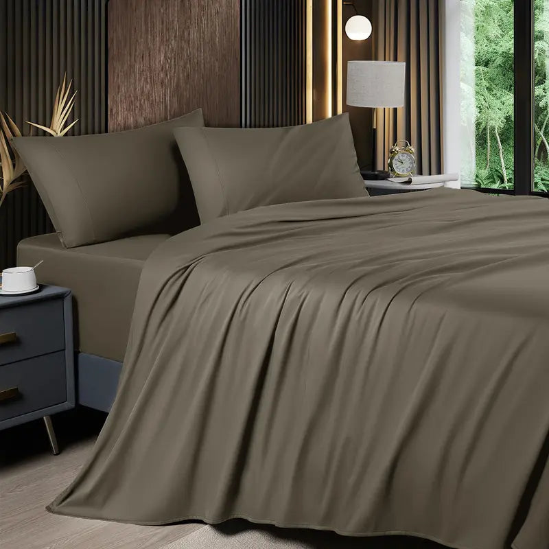 ❄️BambooBreeze – Silky Soft Cooling Sheets with 16-Inch Deep Pockets
