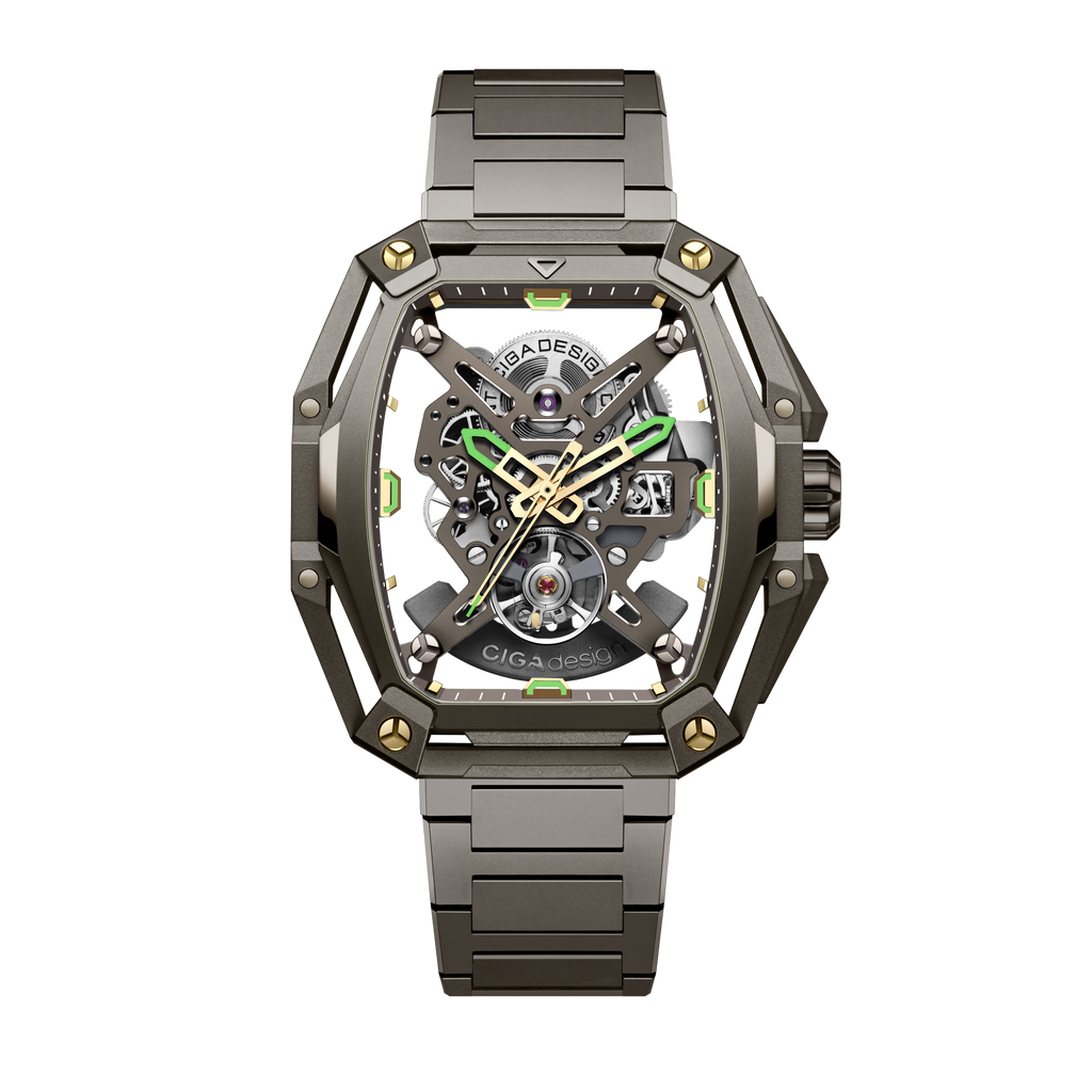 HunterVintage – CIGA Design Skeleton Automatic Watch