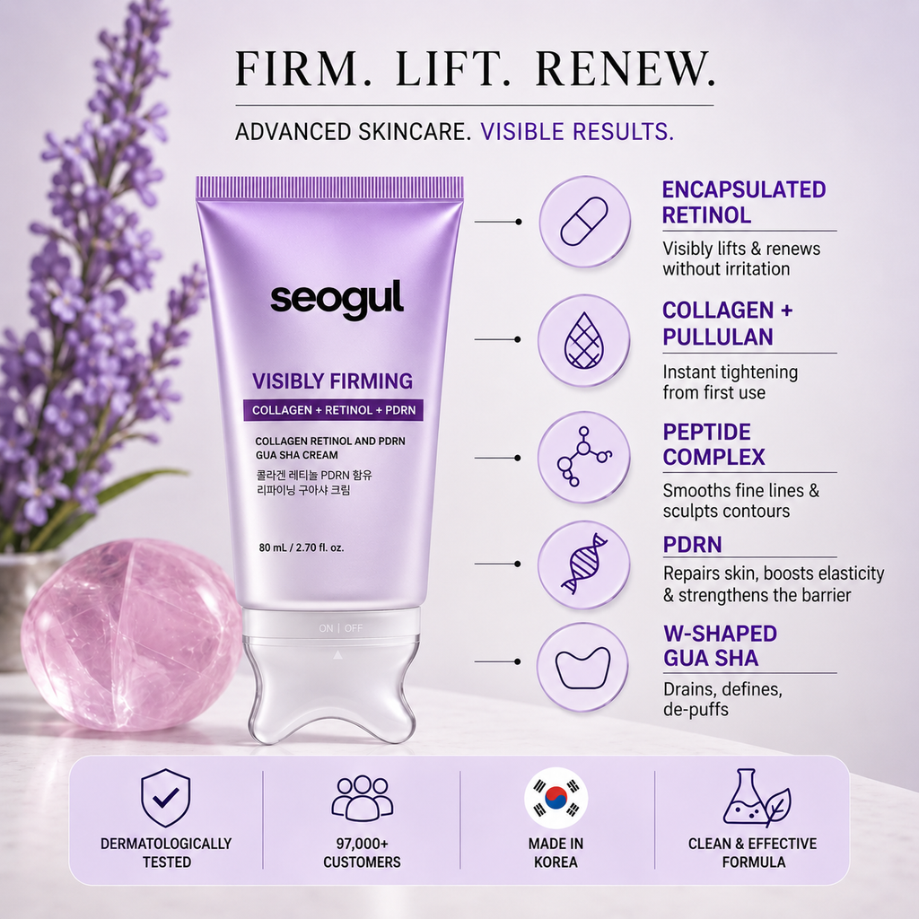 SculptGlow – Collagen Retinol Refining Gua Sha Cream