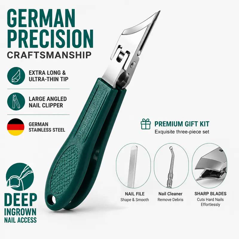 BeakTrim – Three-Piece Beak-Shaped Nail Clipper Set with Ergonomic Design