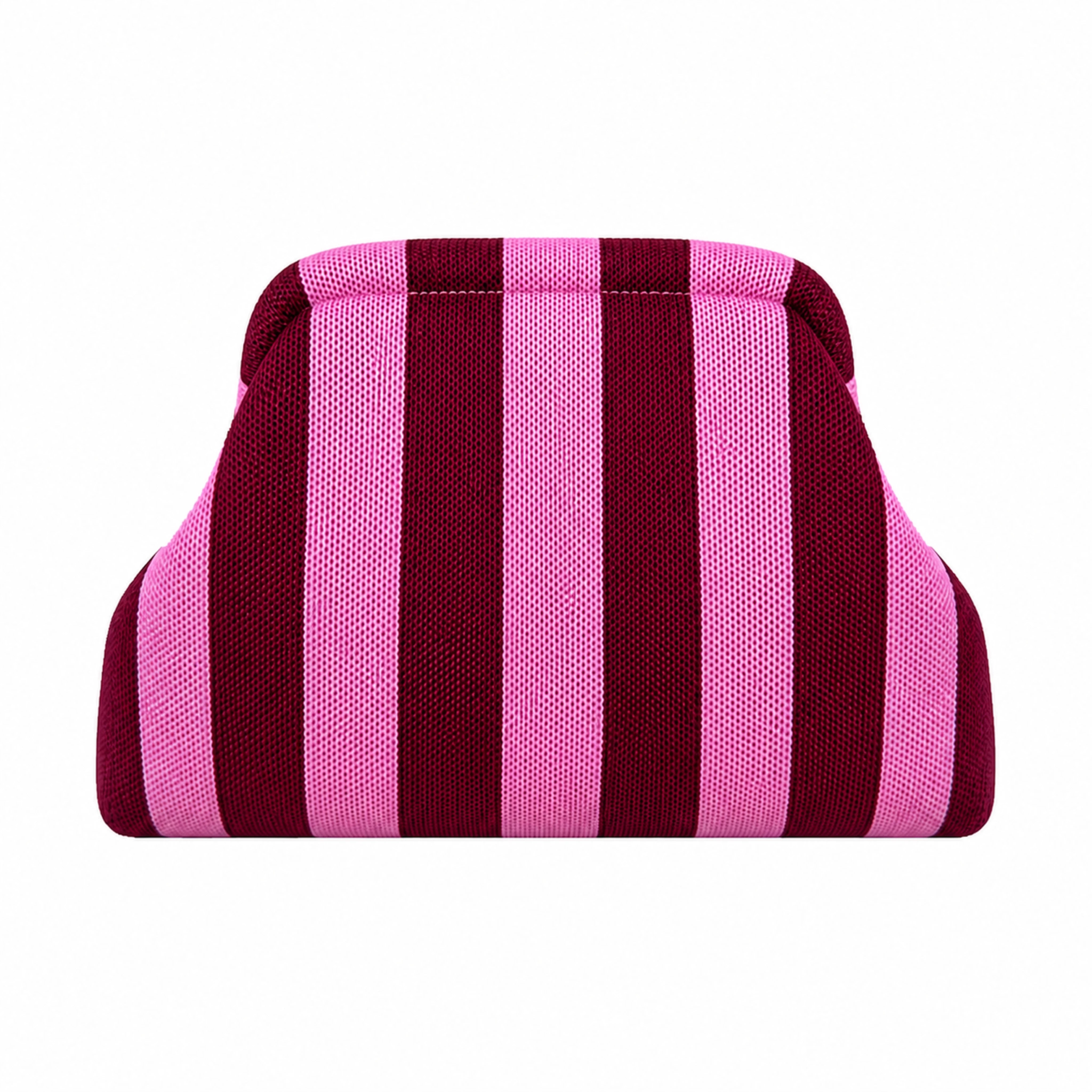 SnapKnit – Snap-Shut Knitted Makeup Bag with Wide Opening