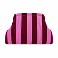 Striped Pink and Burgundy